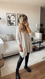 KAYLA PONCHO - IVORY
