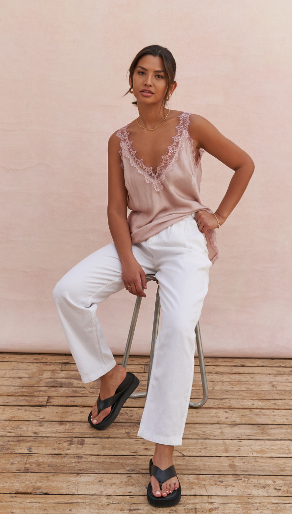 Blush camisole top sales