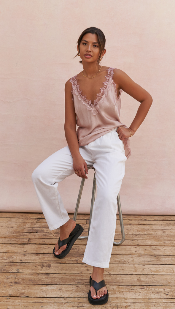 SOLANGE CAMISOLE - BLUSH