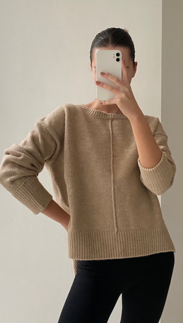 ASHLEY SWEATER - BEIGE