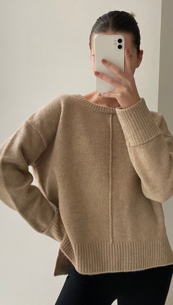 ASHLEY SWEATER - BEIGE