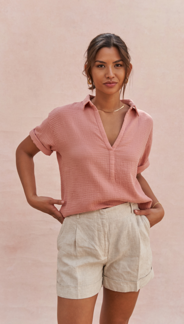 Mariana Shirt- Apricot