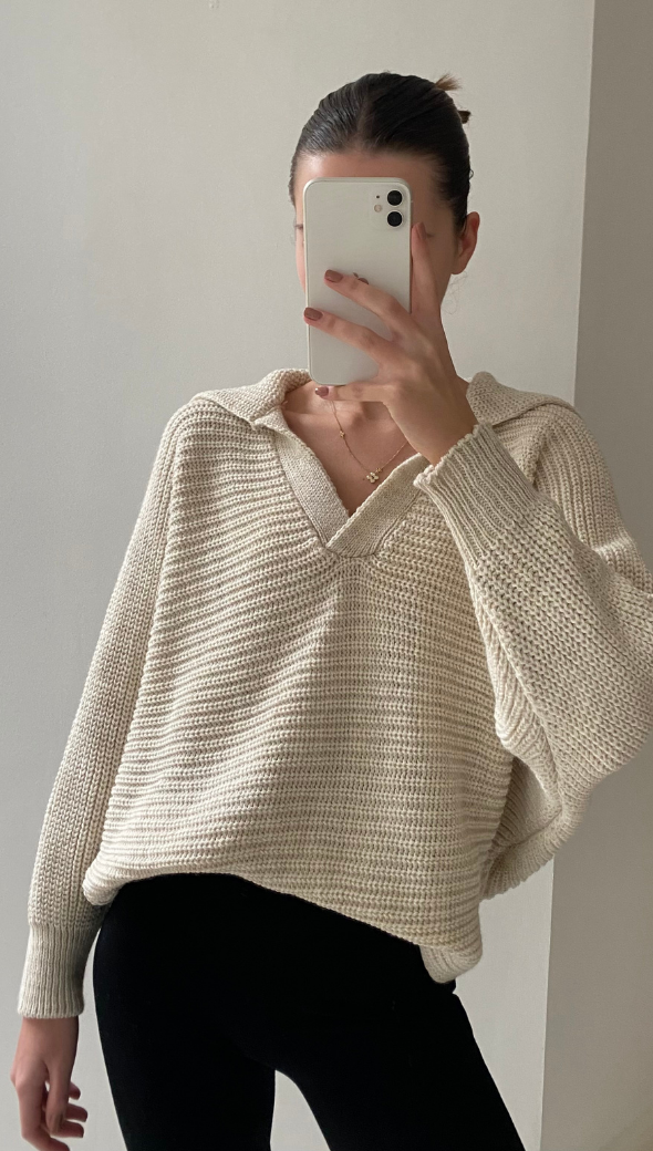 WILLOW SWEATER - SAND