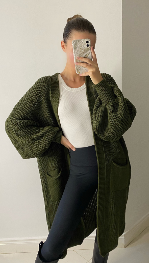 Flare sleeve cardigan online