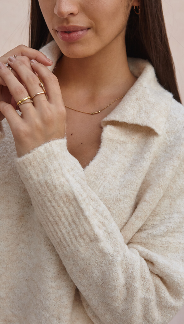 VERONIKA SWEATER - IVORY