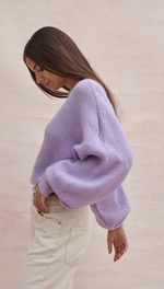STEPHANIE SWEATER - LILAC