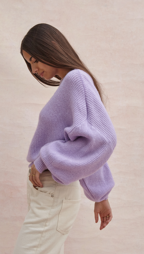 STEPHANIE SWEATER - LILAC