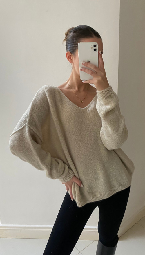 HAILEY SWEATER - SILVERSAND