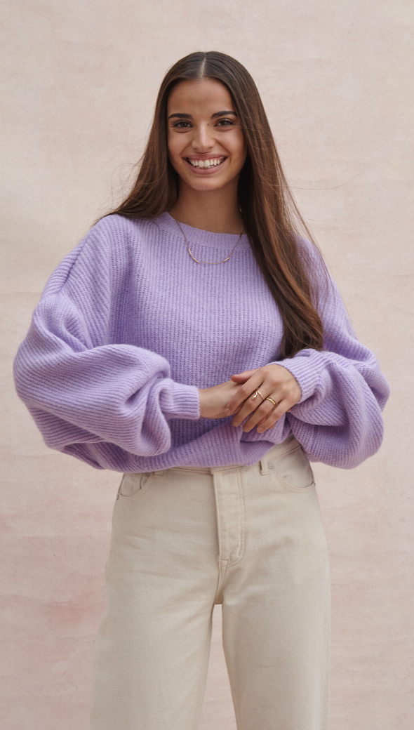 STEPHANIE SWEATER - LILAC