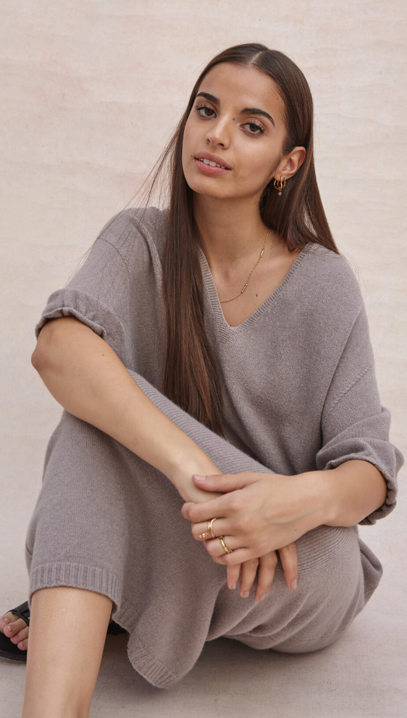 Marlie Knit Dress - Smoke