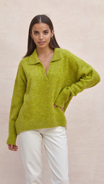VERONIKA SWEATER - LIME