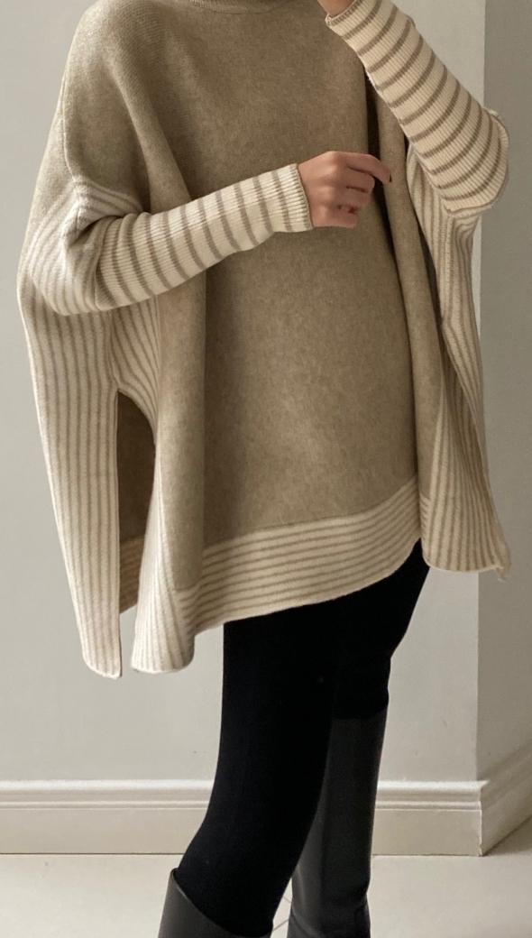 MARINETTE PONCHO - BISCUIT