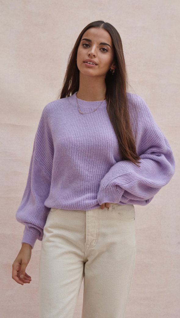 STEPHANIE SWEATER - LILAC