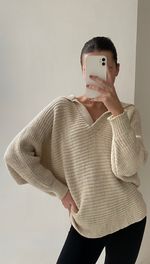 WILLOW SWEATER - SAND