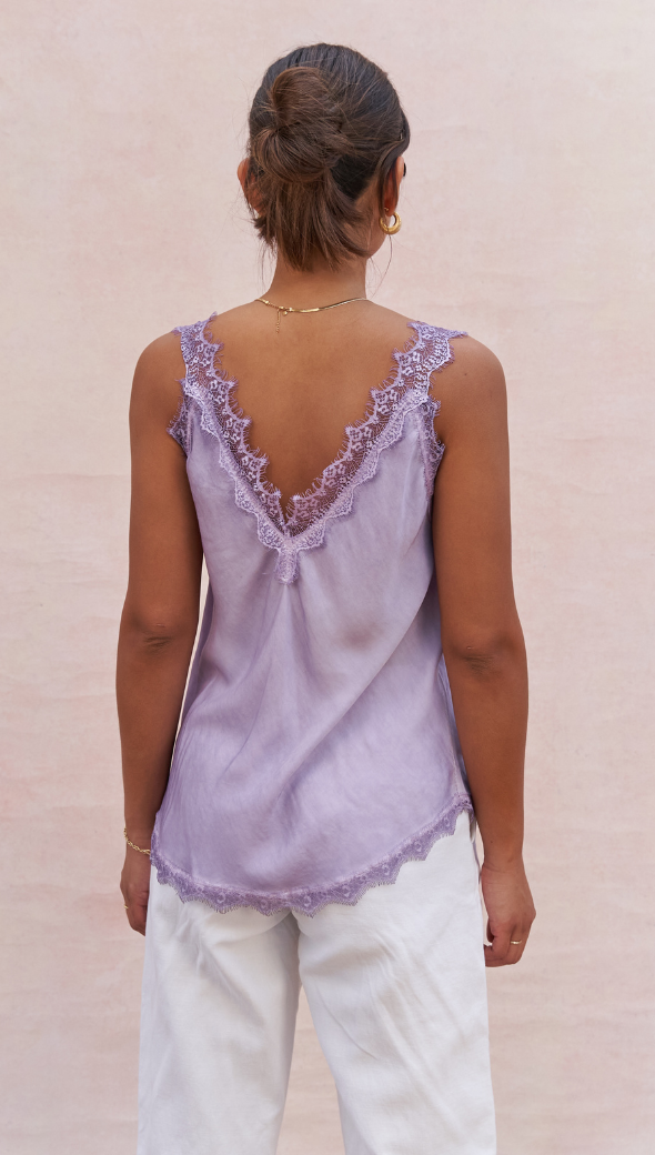 SOLANGE CAMISOLE - SOFT LAVENDER