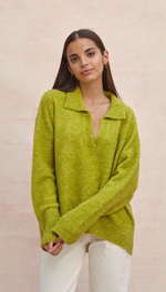 VERONIKA SWEATER - LIME