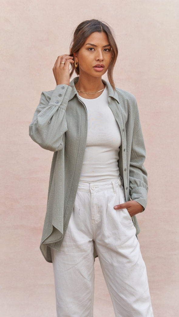 Masha Shirt - Sage