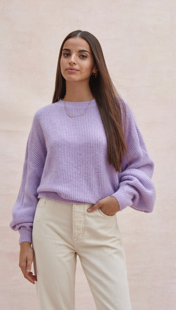STEPHANIE SWEATER - LILAC