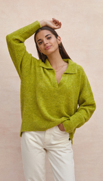 VERONIKA SWEATER - LIME