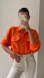 ANTONETA SHIRT - TANGERINE