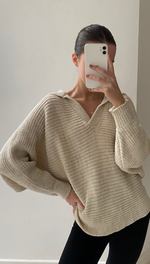 WILLOW SWEATER - SAND