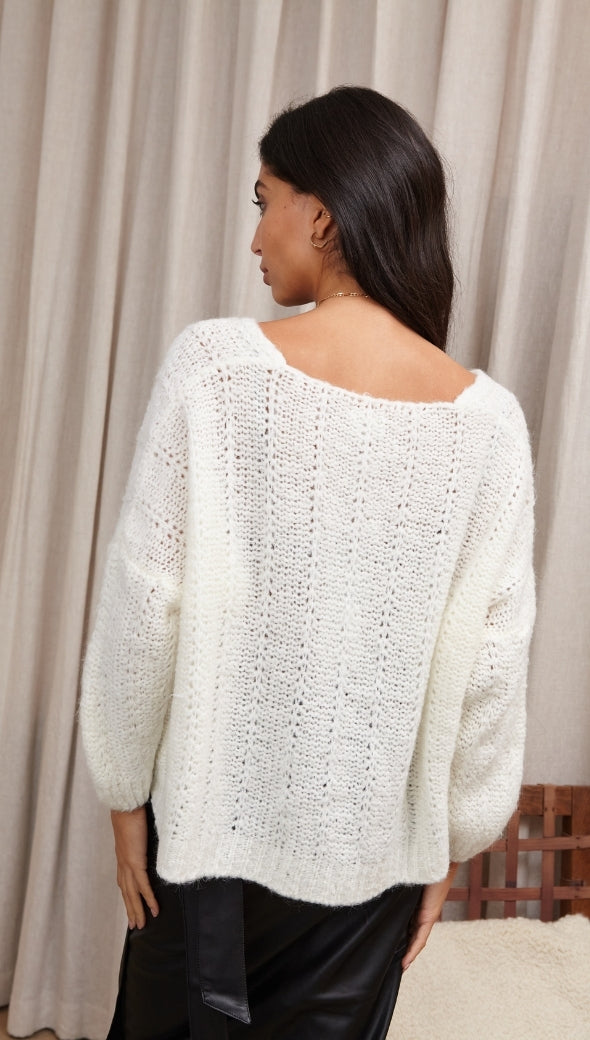 CHRISTINE SWEATER - IVORY