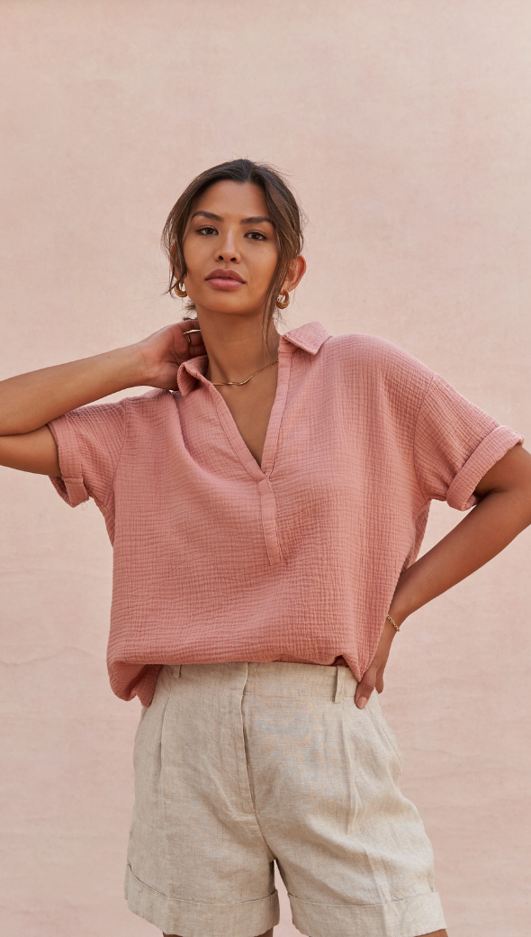Mariana Shirt- Apricot