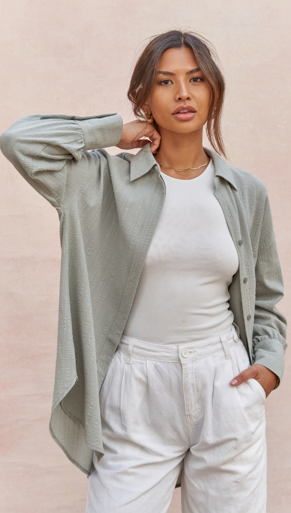 Masha Shirt - Sage