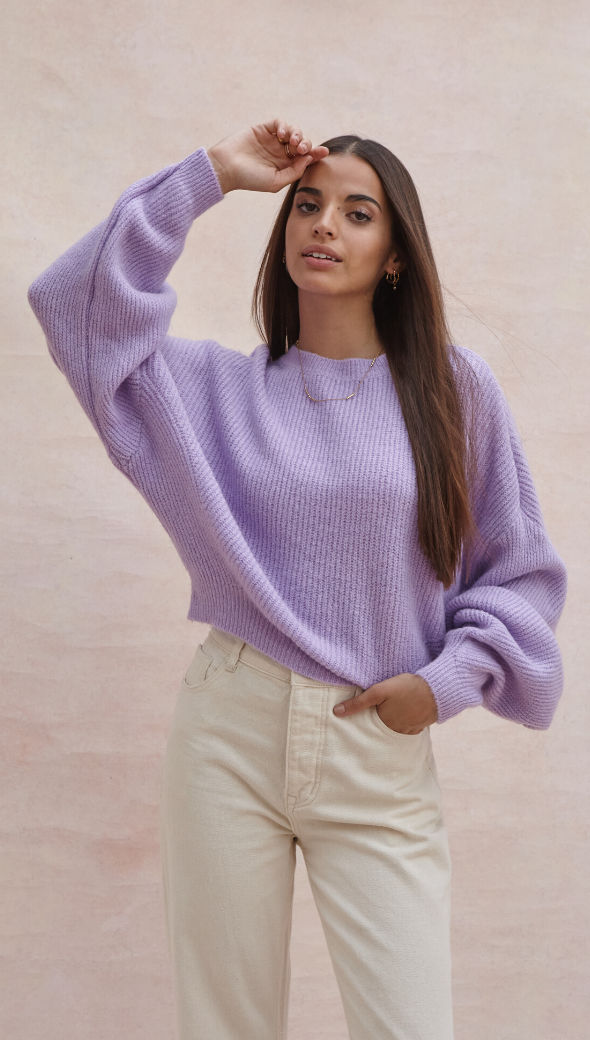 STEPHANIE SWEATER - LILAC