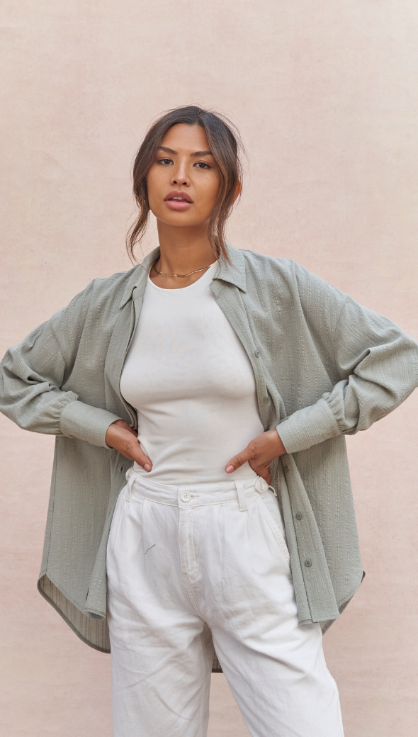 Masha Shirt - Sage