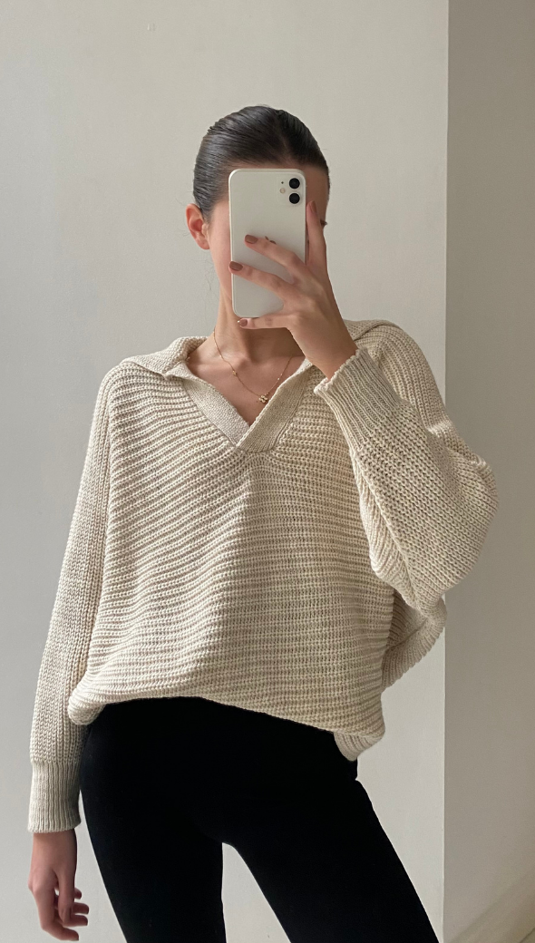 WILLOW SWEATER - SAND