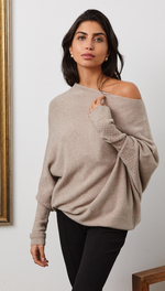 ALISSA SWEATER - CAMEL