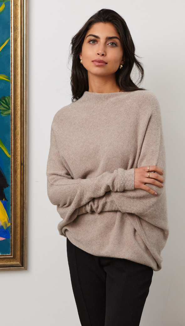 ALISSA SWEATER - CAMEL