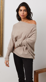 ALISSA SWEATER - CAMEL