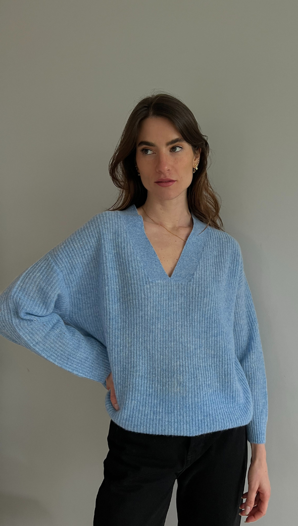Cathea Cashmere Sweater - Sky
