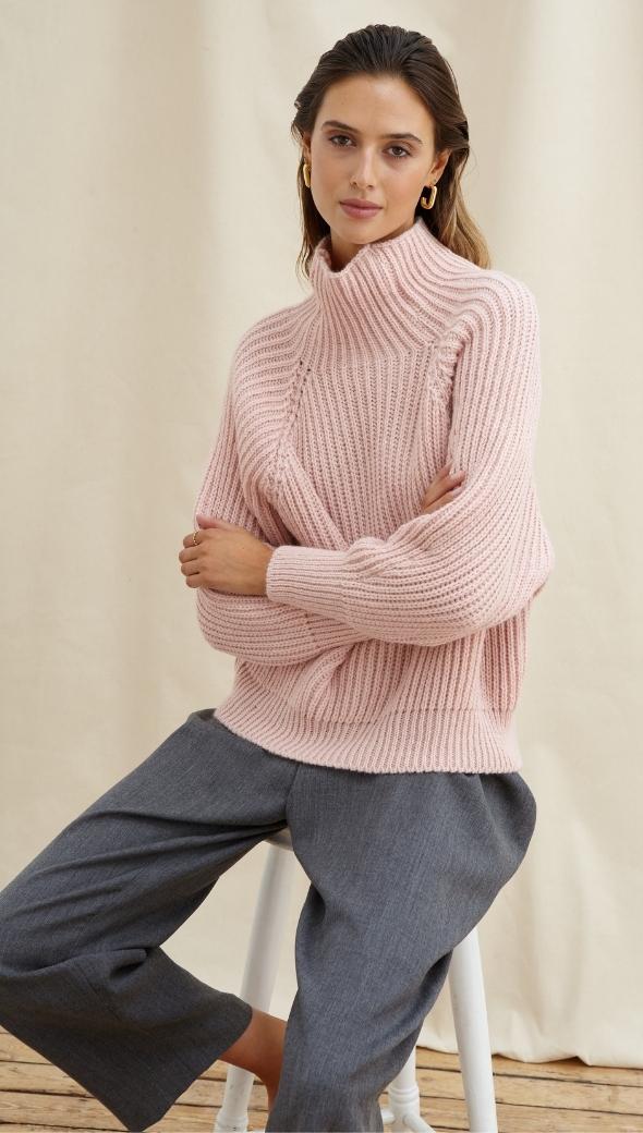 SELMA SWEATER - ROSE
