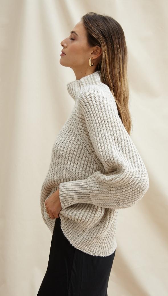 SELMA SWEATER - SAND