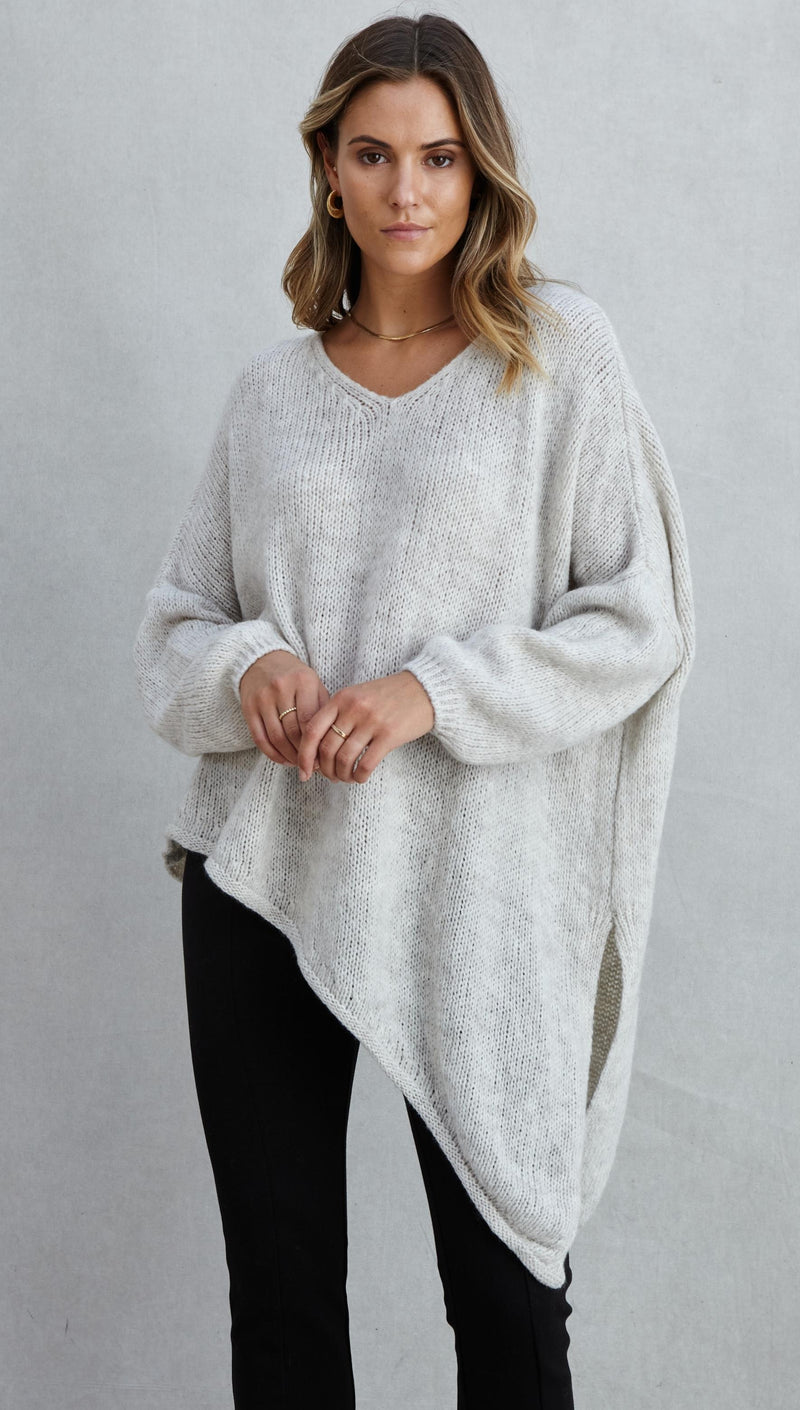 ORLA SWEATER - LIGHT GREY