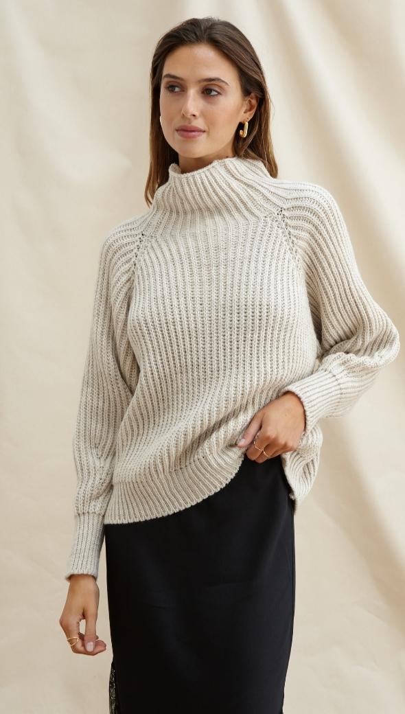 SELMA SWEATER - SAND