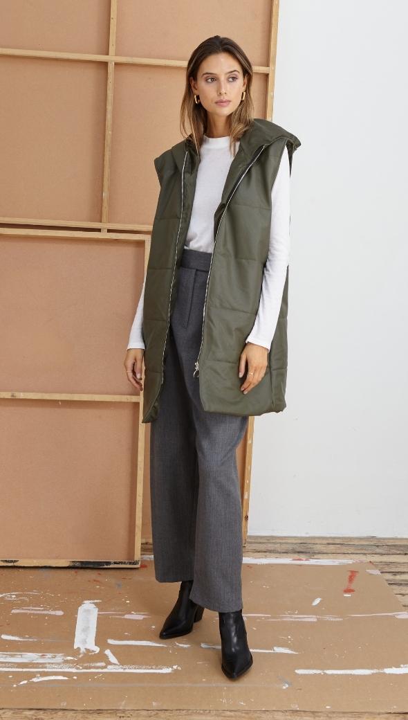 DANICA GILET - KHAKI