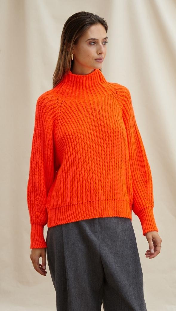 SELMA SWEATER - TANGERINE