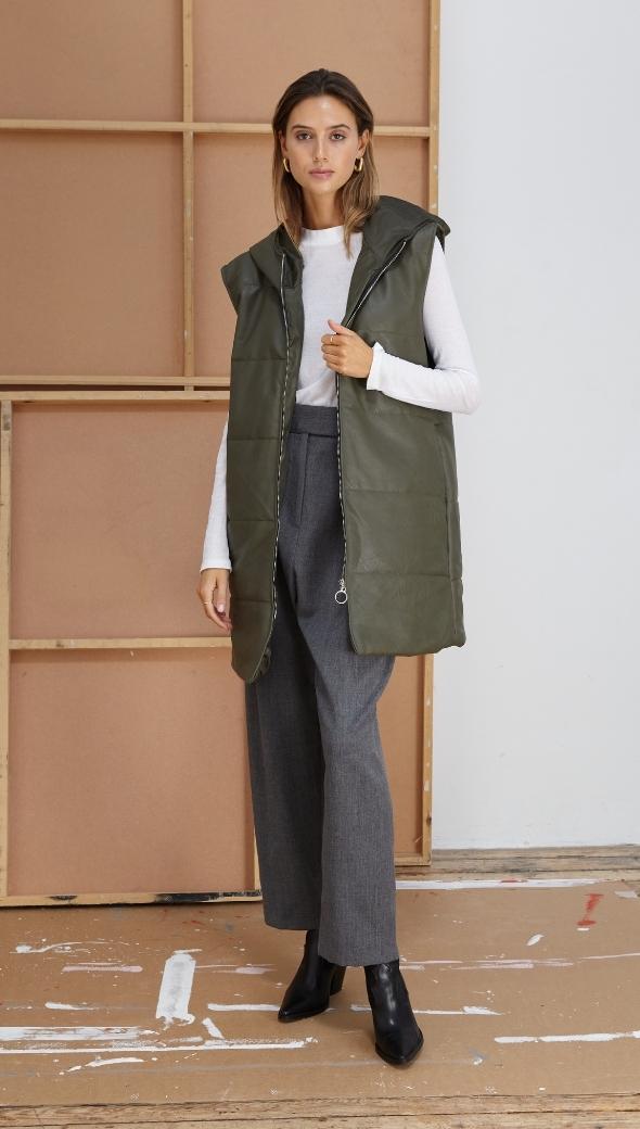 DANICA GILET - KHAKI