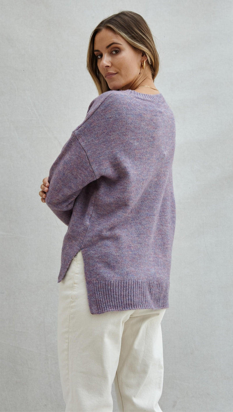 ASHLEY SWEATER - LILAC