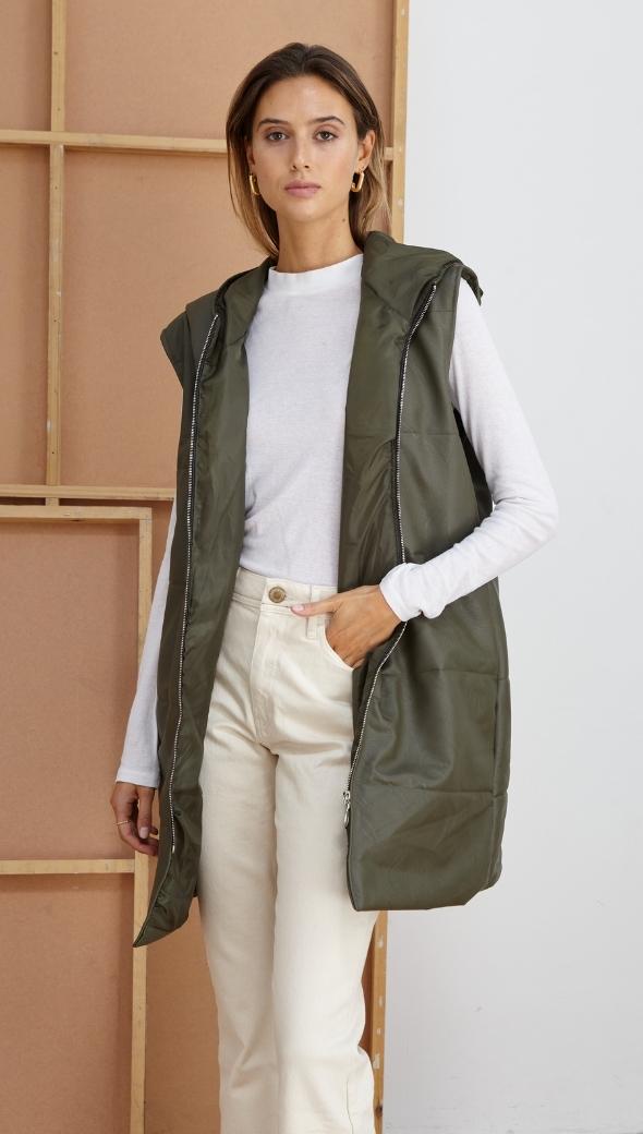 DANICA GILET - KHAKI