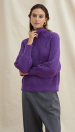 SELMA SWEATER - VIOLET