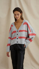 VIOLET CARDIGAN - GREY BERRY