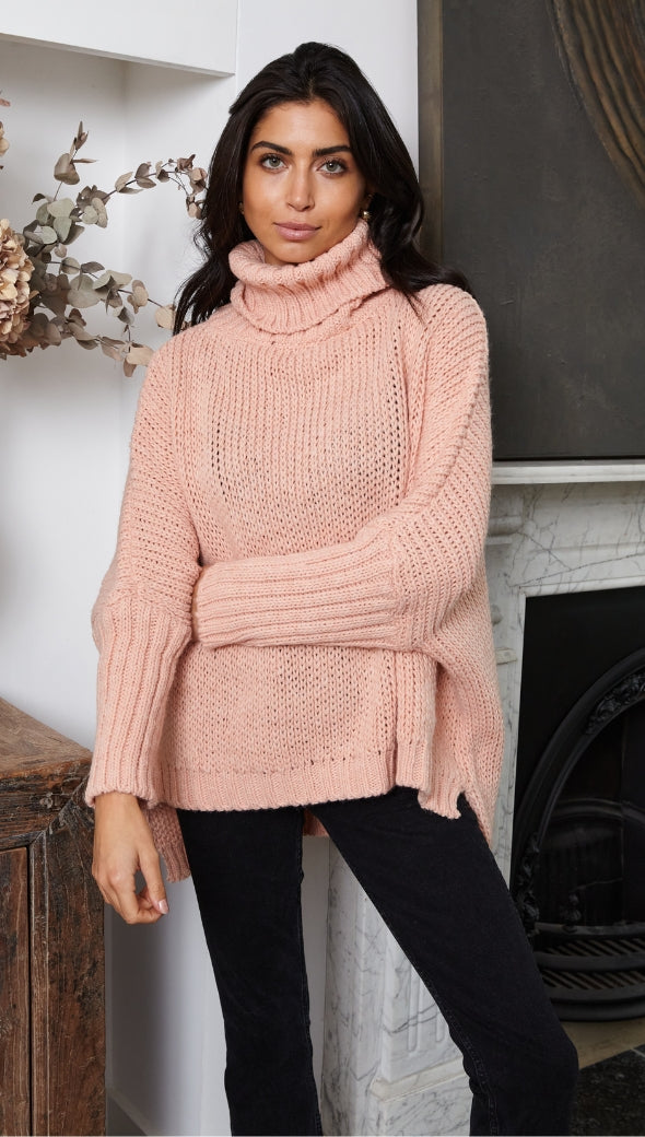 CLAIRE SWEATER - ROSE