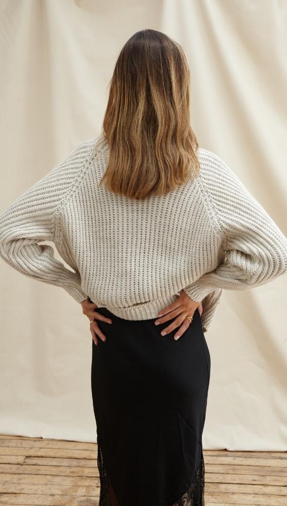 SELMA SWEATER - SAND