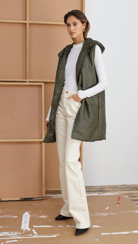DANICA GILET - KHAKI