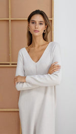 IVY KNITTED DRESS - IVORY